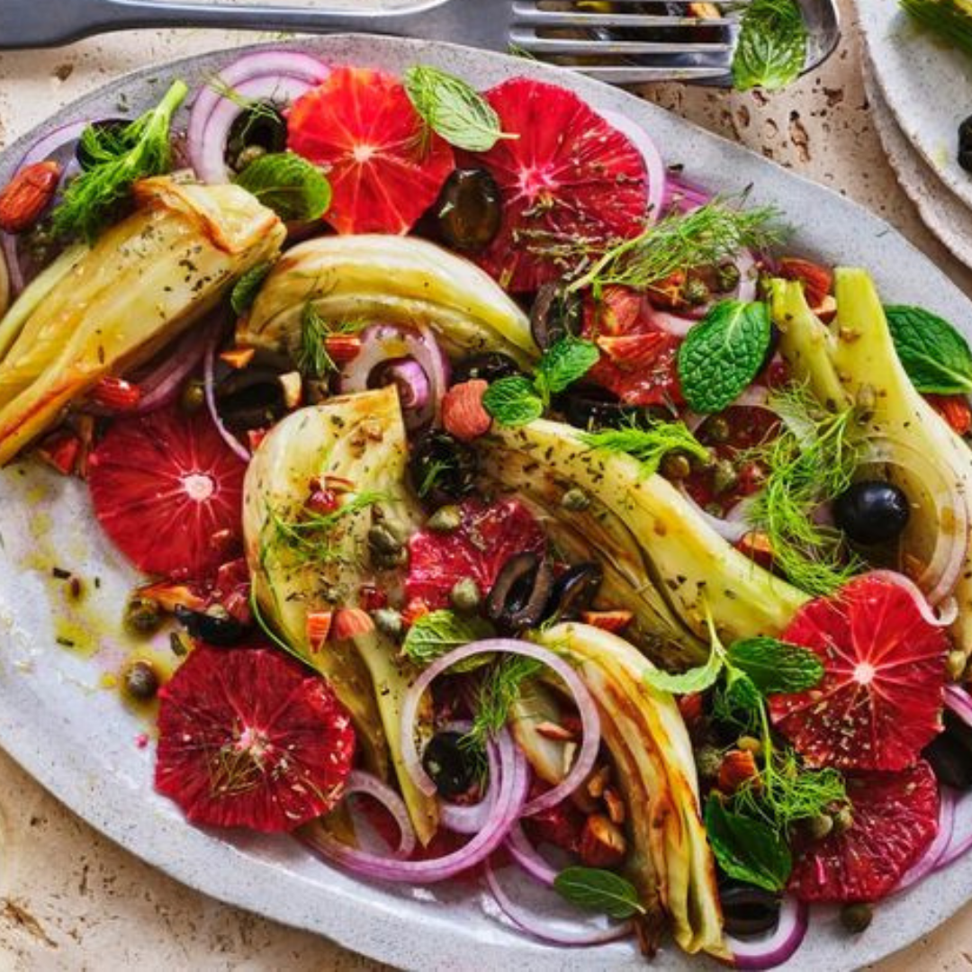 Winter citrus & fennel salad with BatchMade pickled fennel