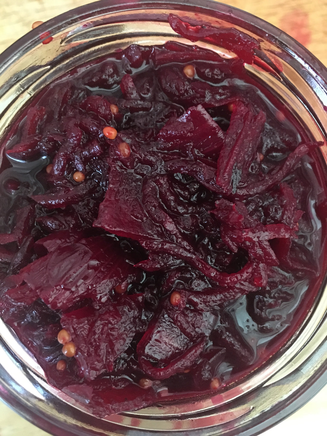 BatchMade beetroot relish close up