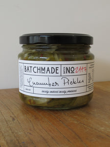 Cucumber pickles jar
