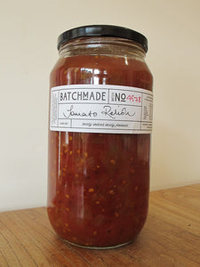 large 1L jar of BatchMade tomato relish